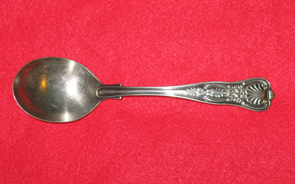 Early 1930's or WW II U.S. Naval Officer's Mess Spoon - Click Image to Close